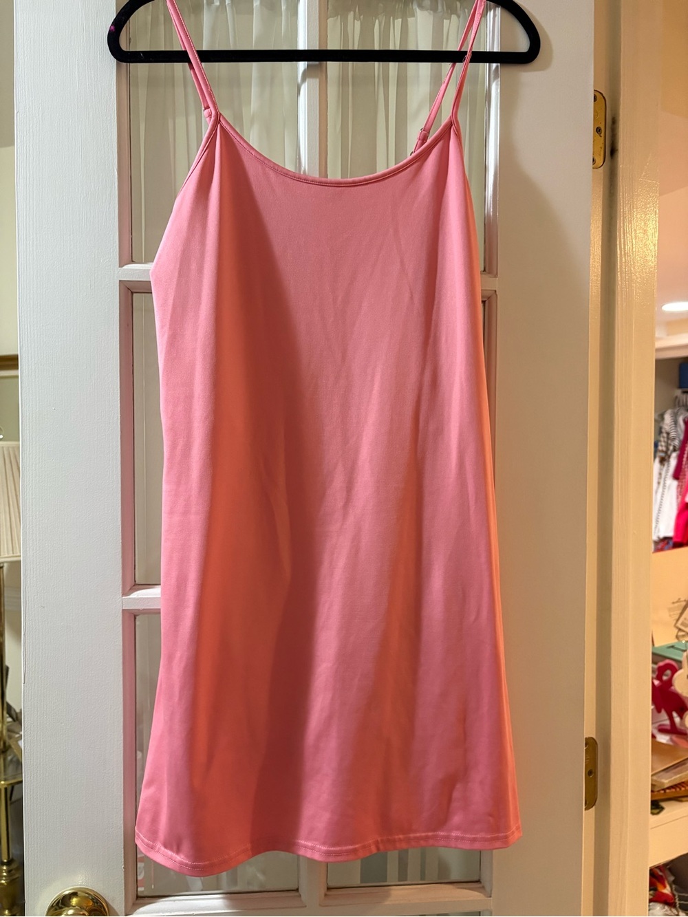 J. Crew Factory Pink Spaghetti Strap Active Dress